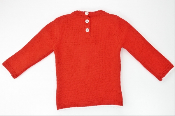 Strickpullover mit Spitze