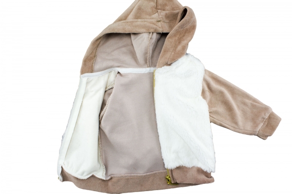 3er Set - Jacke mit Kapuze