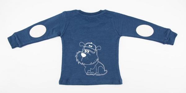 Sweatshirt mit Hundprint