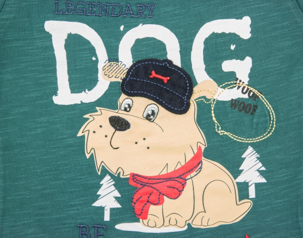 Sweatshirt mit Hundprint