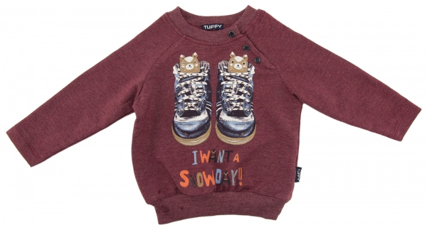 Sweatshirt mit Schuhprint