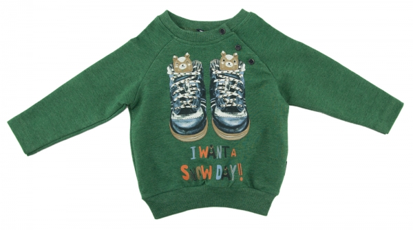 Sweatshirt mit Schuhprint
