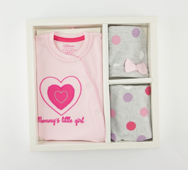 5er Set mit Herzmotiv