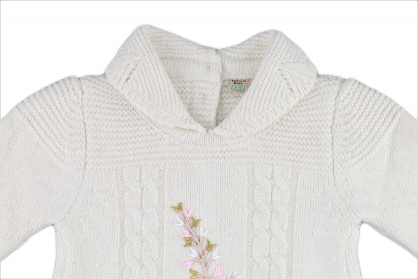 Strickpullover mit Kragen