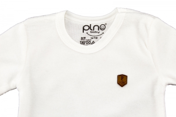 Sweatshirt mit Lederwappen