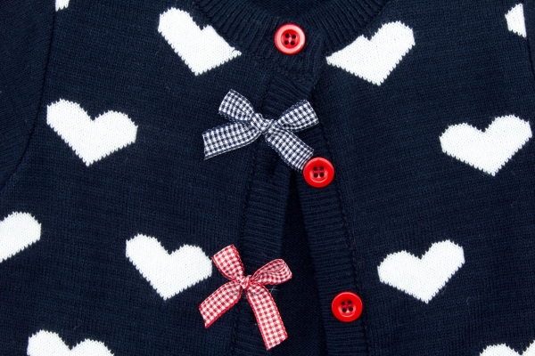 3er Set - Jacke mit Herz