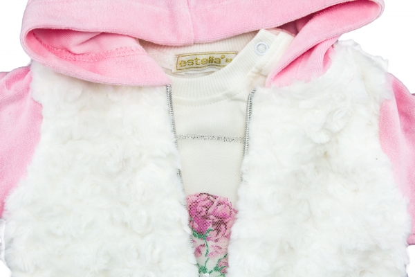 3er Set - Jacke mit Kapuze