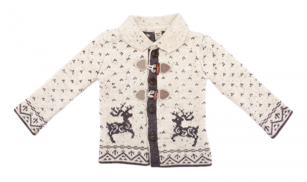 Strickpullover mit Hirsch